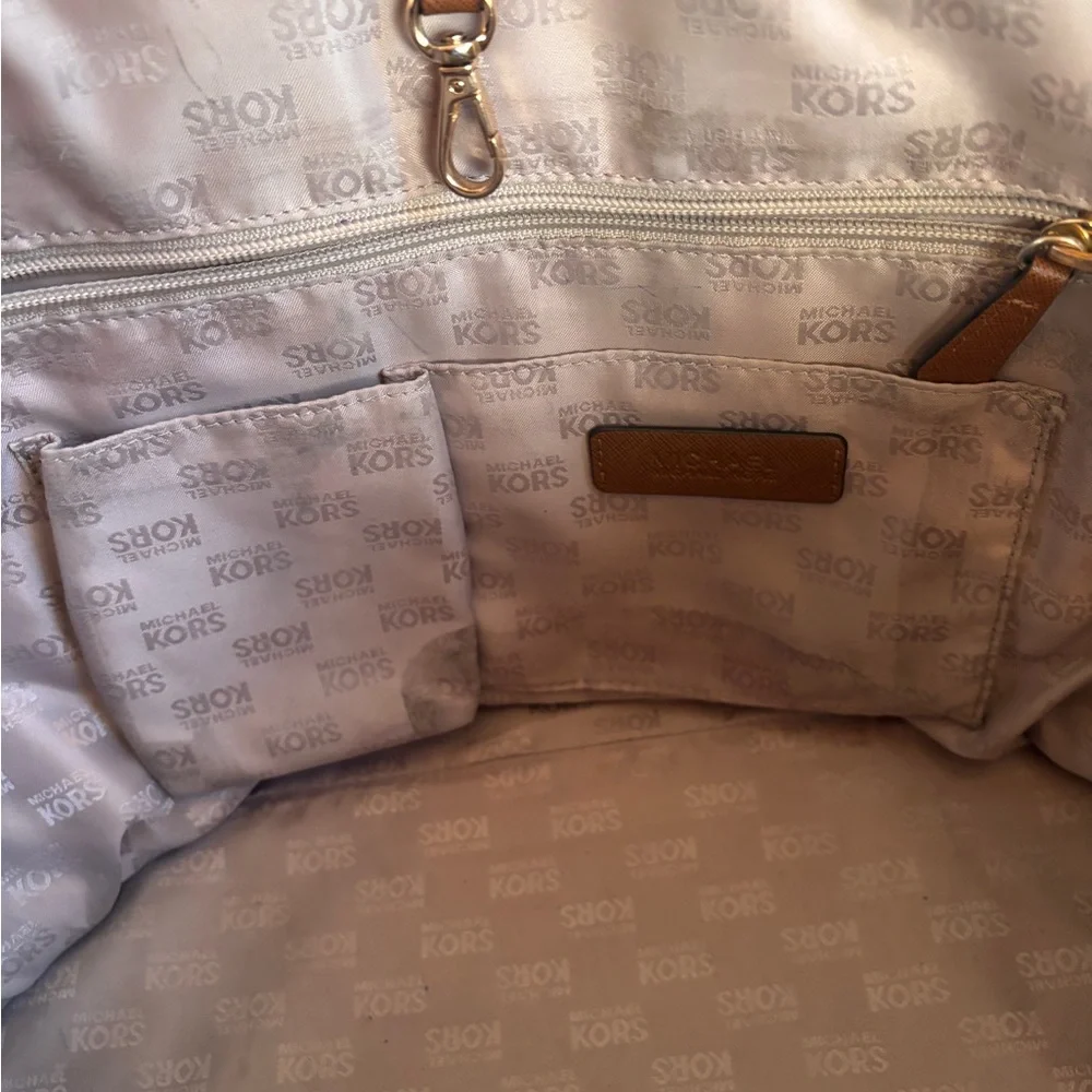 Michael Kors Signature Brown Tote - Picture 6 of 12